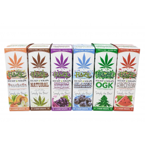 Haze Hemp Wraps - 2pk/ 25ct Display 
